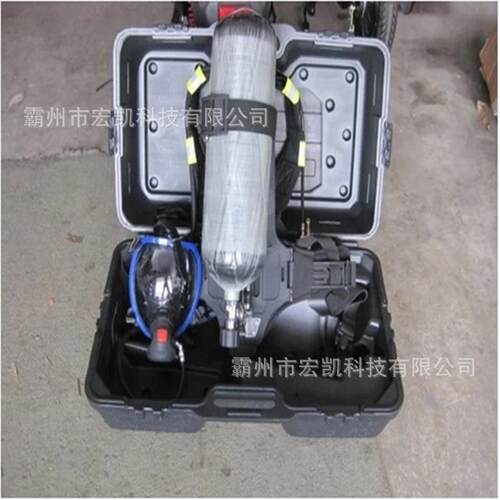 空气呼吸器正压式6.8L纤维碳瓶RHZKF9升便携式过滤面罩