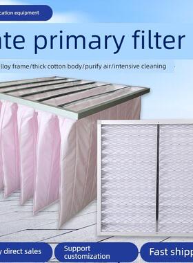一级过滤器G4板式空调滤芯可水洗工业厂房空气无尘净化介质过滤器