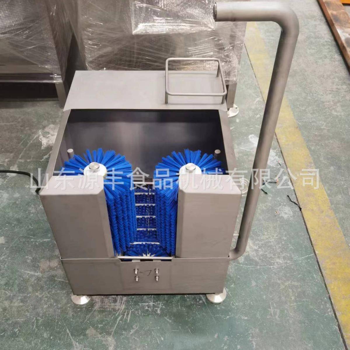 车间半自动洗鞋机刷鞋机源丰洗靴机304不锈钢水靴清洗机