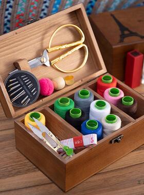 包针线盒家高档套装多功号能高级实用收纳结F96M5S98婚嫁妆实木复