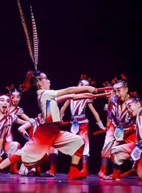 新小荷风采广东潮汕中华战舞英歌舞儿童演出服英歌声声表演英歌槌