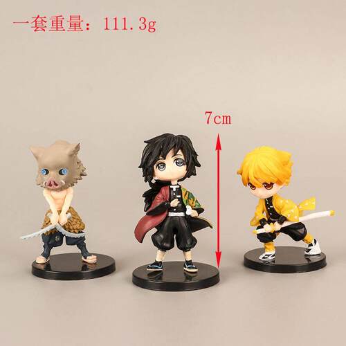 Demon Slayer PVC Action Figures Tanjirou Nezuko Anime Kimets