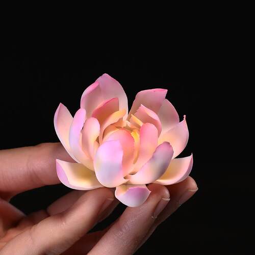 正品泥界创香意陶无瓷手工莲花檀小睡莲线香炉家用沉香香炉香插入
