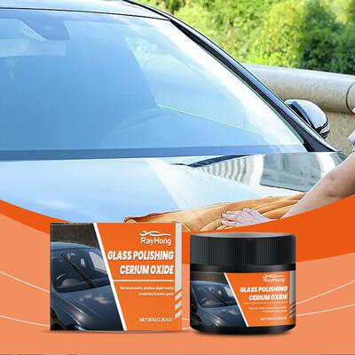 RAYHONG Car Glass Polishing Powder for Oil Film, Water Stain