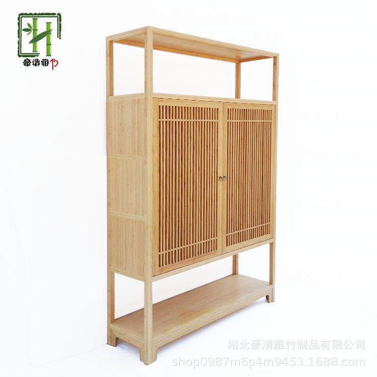湖北立豪竹制品厂全竹家具竹柜竹书架竹茶柜楠竹茶架全屋竹家具