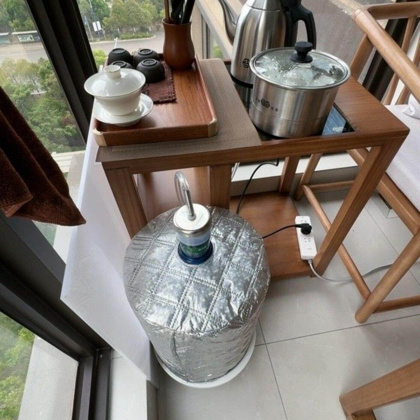 18.9升纯净水水桶遮光罩7.5升桶装水防晒防绿藻泡茶饮水桶保护套