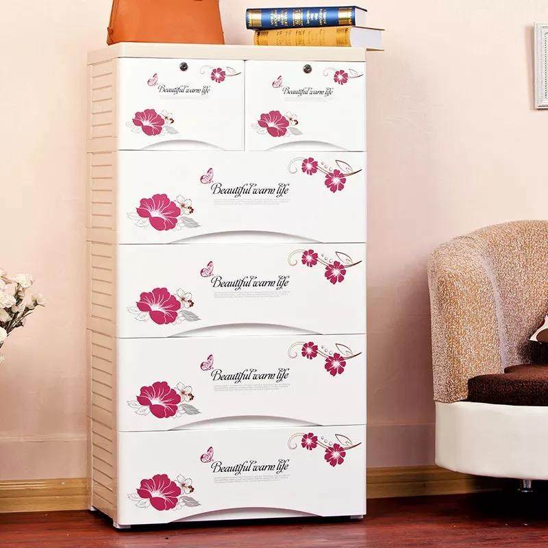 正品65m鸿佳特大c加厚宝宝衣柜塑料抽屉物式收纳柜多层组合储整理