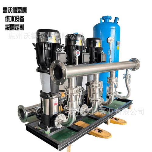 供应二次供水设备恒压变频供水系统惠沃德全自动智慧泵房改造