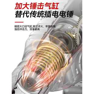 无锂电电电锤混凝土多刷功能锂573电冲击钻电钻重型无充电镐线三