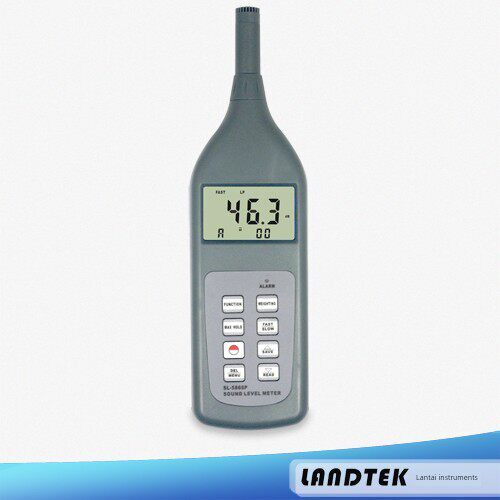Guangzhou Lantai Sound Level Meter Sl5868P Decibel Meter wit