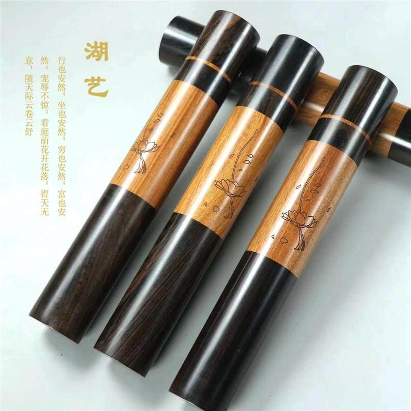 黑檀木加大加长加厚款酸枝装线香香筒沉香檀香整木香管