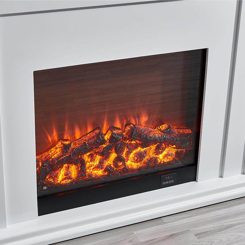 美式简约木壁炉实架墅欧式别装饰1米柜仿真JZJ-701火取暖现代壁炉