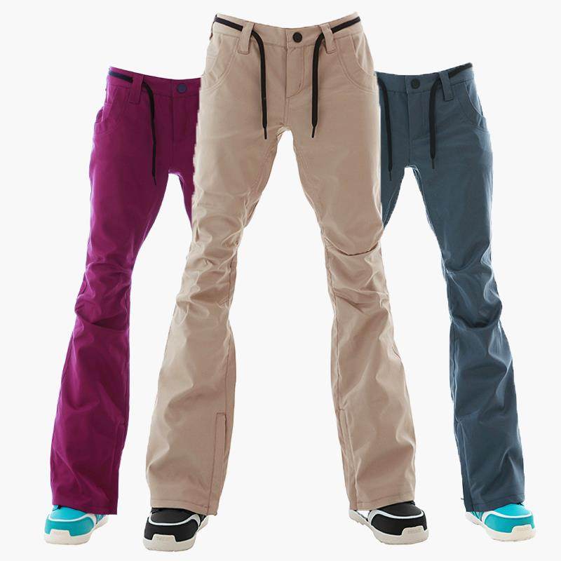 Gsou Snow滑雪裤女韩国防水防风保暖单板滑雪服新款女士滑雪裤子