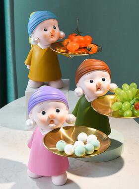 家居创意客厅轻奢装饰品玄关钥匙收纳摆件乔迁新居礼品礼物女新家