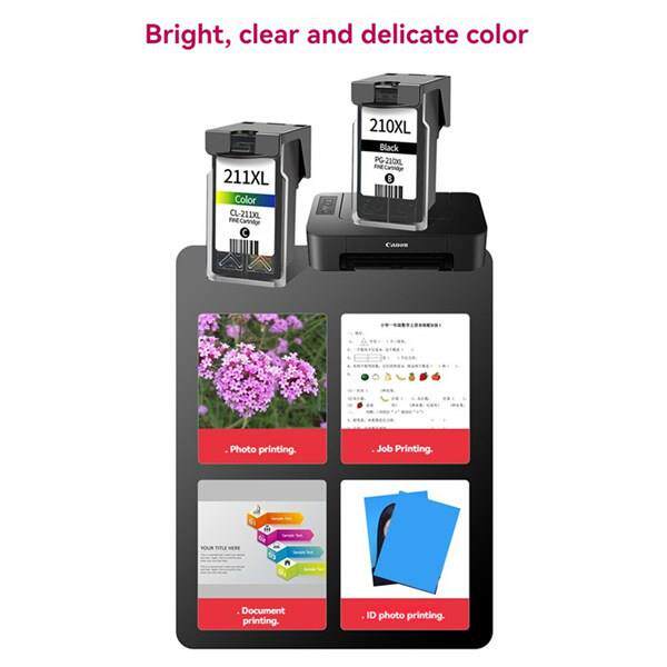 1个 规格：211XL彩色墨盒 颜色：黑色 材质：塑料 PG-210XL CL-21