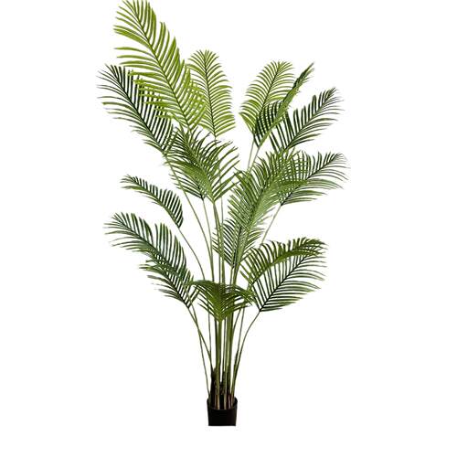 仿真散尾葵北欧风造景植物盆栽家居装扮仿真植物软胶散尾葵凤尾葵