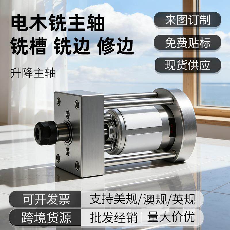 主轴高转速电机磨床铣床小型车床磨削电磨头电动工具通用配件