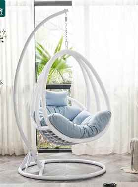 户外阳台吊篮庭院秋千室外悬挂别墅花园景区吊椅藤编鸟巢休闲椅