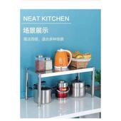 隔1可调微波炉架架架架单层烤箱防水节不锈钢物层9qxc置简易厨房