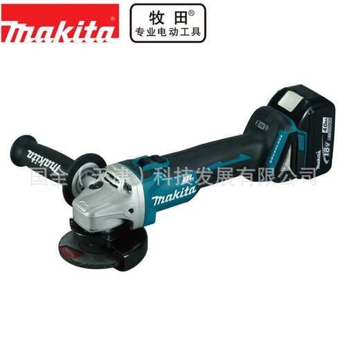 Makita牧田充电工具DGA406Z充电式角向磨光机18V锂电100mm角磨机