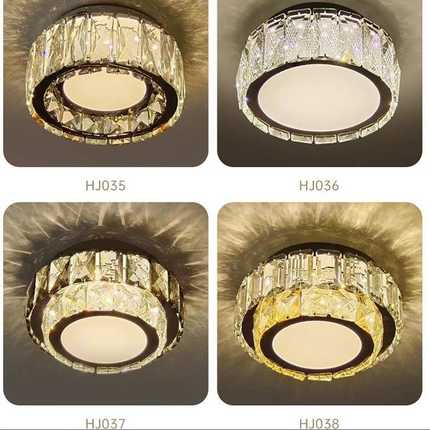 款批发吸顶灯过道led水晶灯