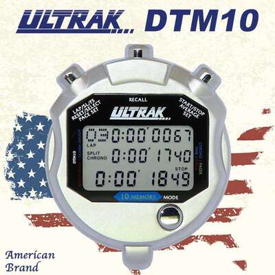 电子秒表DTM10定尔志ULTRAK奥赛克30道3排显示计时器田径金属