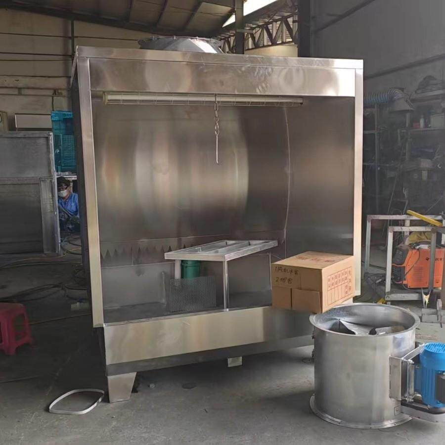不锈钢除尘水帘柜水循环漆雾净化水帘家具打磨除尘柜