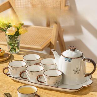 2026新款高颜值茶壶凉水壶茶具耐高温陶瓷大容量水具套装家用客厅