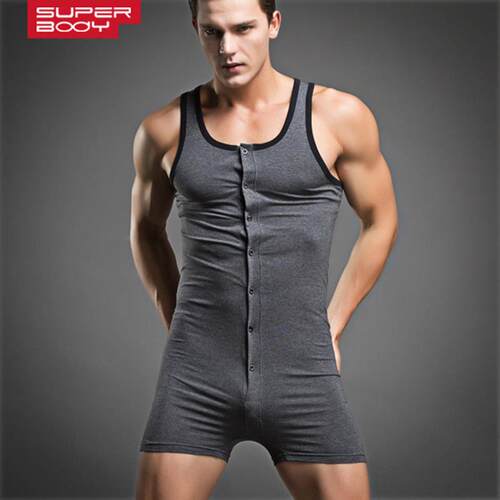 Men's jumpsuit vest underwear