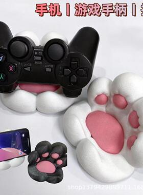 打印可爱猫爪手机平板3D模型摆件