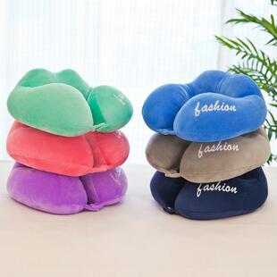 双陀峰u型枕厂家可加印logo飞机旅行u型护颈枕u型出行便捷护脖枕