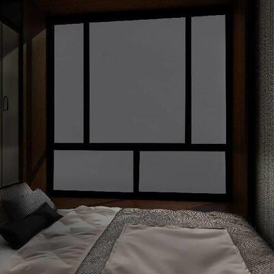 Blackout Paper Sun Protection Window Shade Total Film