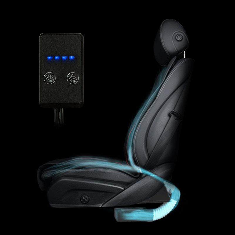 奥卡仕底部冷风款座垫 采用PU材质的夏季凉垫 5V/12V可选 汽车USB