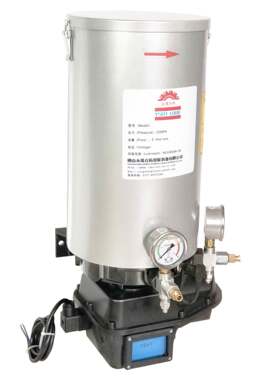 PLC 全金属防震 220V 24V 12V 递进式电动黄油泵 浓油泵 叉车挖机