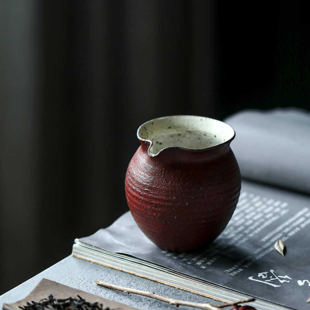 功夫陶艺纯手工杯公茶具口杯分杯复古公道中式陶葫芦匀泥茶器
