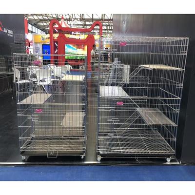 新嘉盈不锈加钢猫笼子大空用间放猫砂盆家室墅内猫别猫舍猫咪加高