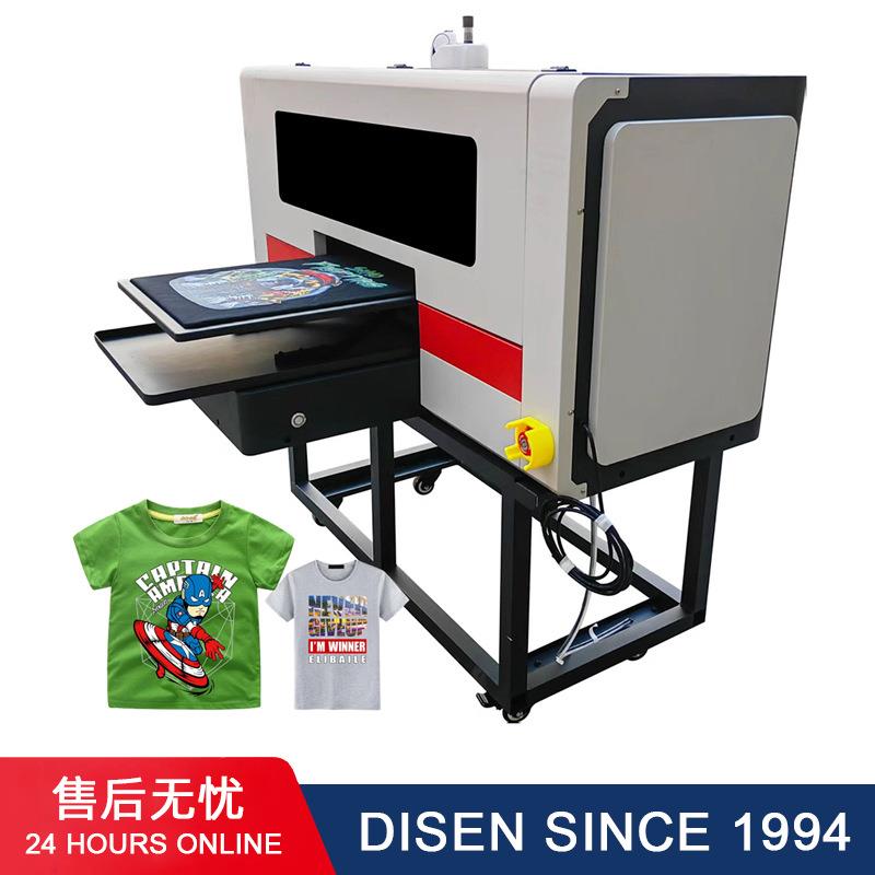 单工位DTG打印机纺织T恤衣服印刷机白墨直喷纯棉数码印花机汉森