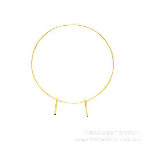 婚庆道具铁艺圆环气球拱门支架批发节日装扮摆件户外婚礼布置用品