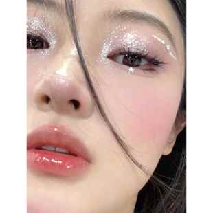 太闪亮~提高面部平整度！超爆闪琉璃粉单色眼影碎钻珠光哑光亮片