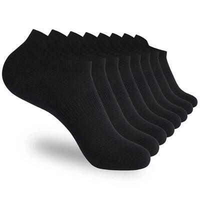 5/10 pairs of ankle sports running socks white soft thin low