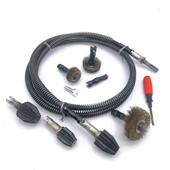 电锤钻电钻疏通水泥混凝土钢丝换热器疏通锅炉烟风道清理下水道疏