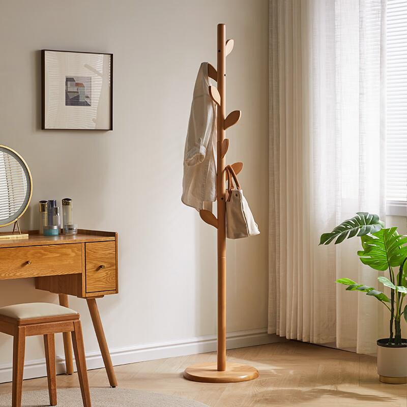 实木衣帽架卧室网红挂衣架创意立式杆树杈挂衣服架子家用落地衣架