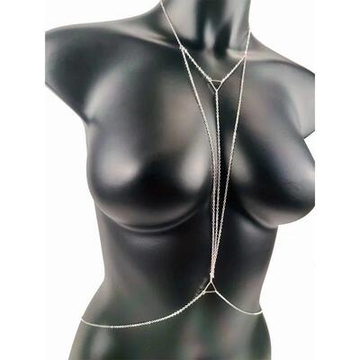 Chest Chains Sexy Body Jewelry Charm Goth Body Chain Bikini
