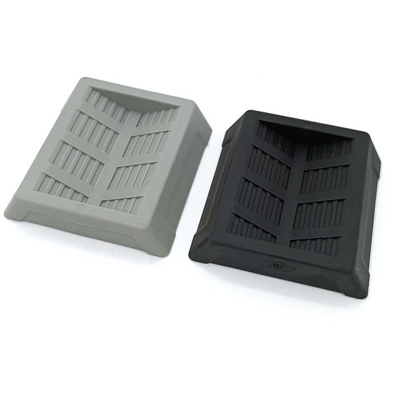 轮子固定垫橡胶滚轮椅子止滑脚垫凹口弧面底冰柜婴儿床家具轱辘垫