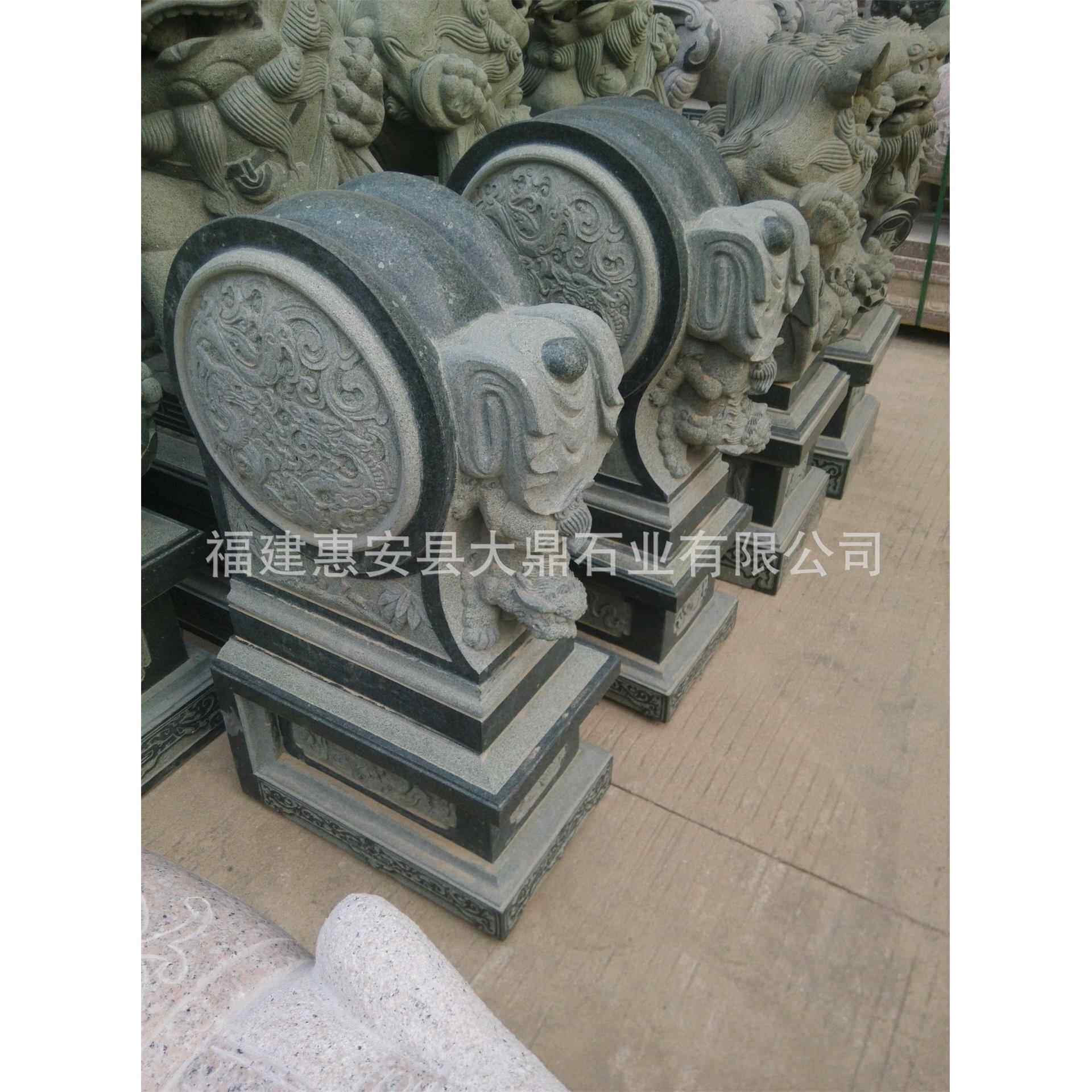 抱鼓摆放别墅石材石雕吉祥石门墩雕刻庭院挡门石鼓浮雕手工雕刻