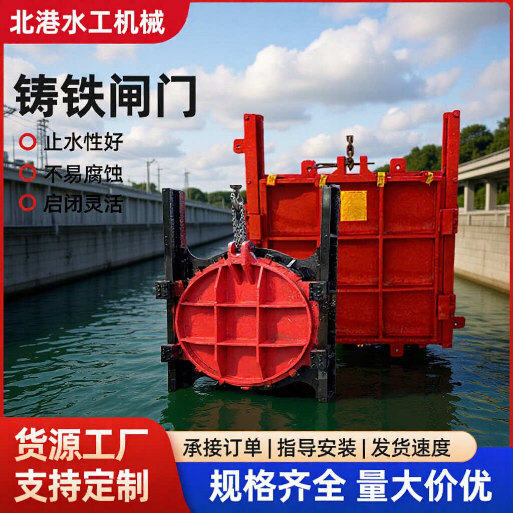 铸铁闸门圆形方形手电两用双止水镶铜现货批发