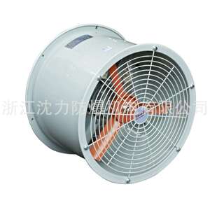 铁壳轴流式通风机管道式低噪音BZF型安全防腐轴流式通风机沈力