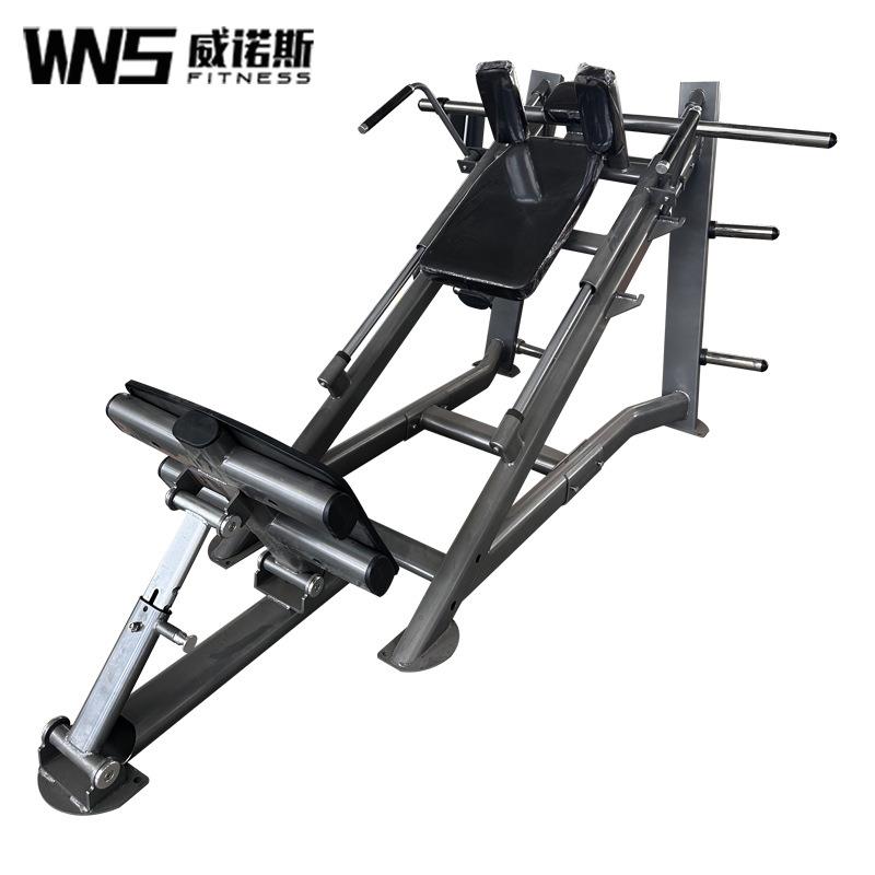 倒蹬机45度训练器哈克深蹲练腿斜蹲机健身器材家用力量器械倒蹬机