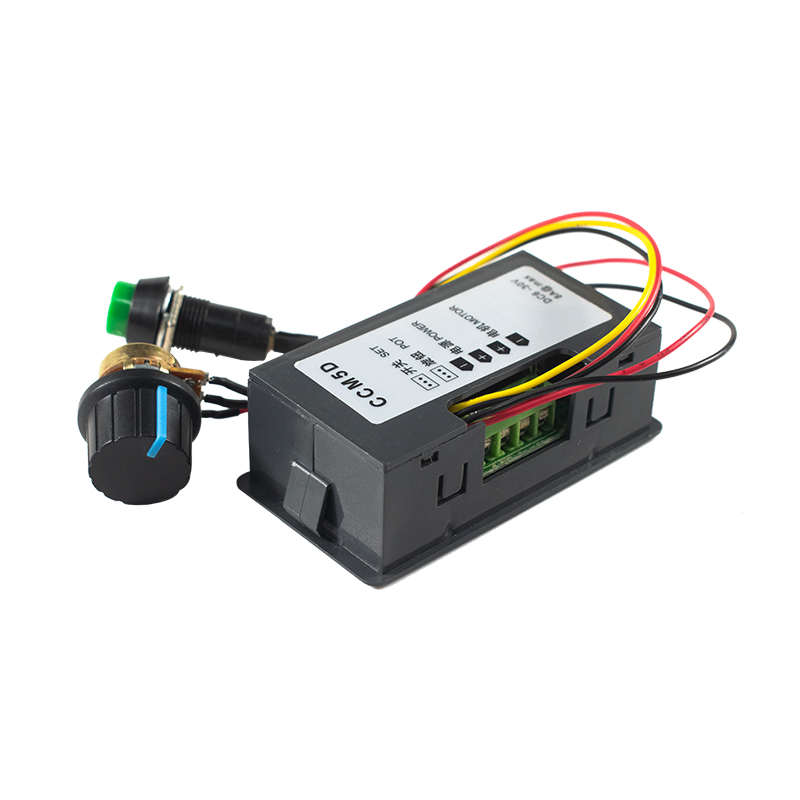 新永泰CCM5D数显PWM微型直流减速电机马达调速控制器6V12V24V开关