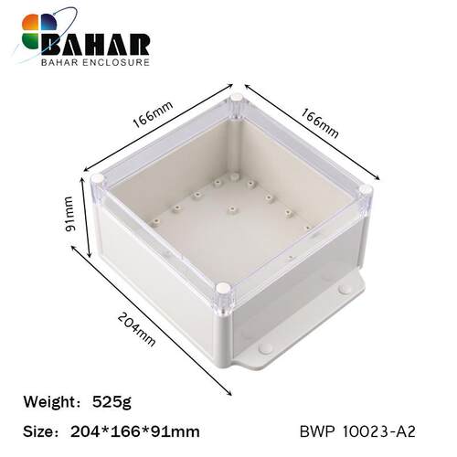 ABS塑料脉冲控制ENCLOSURE IP68防水盒仪表巴哈尔壳体BWP10023